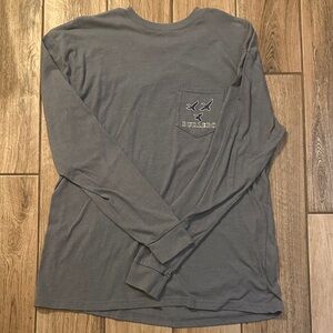 BURLEBO Charcoal Long Sleeve Tee